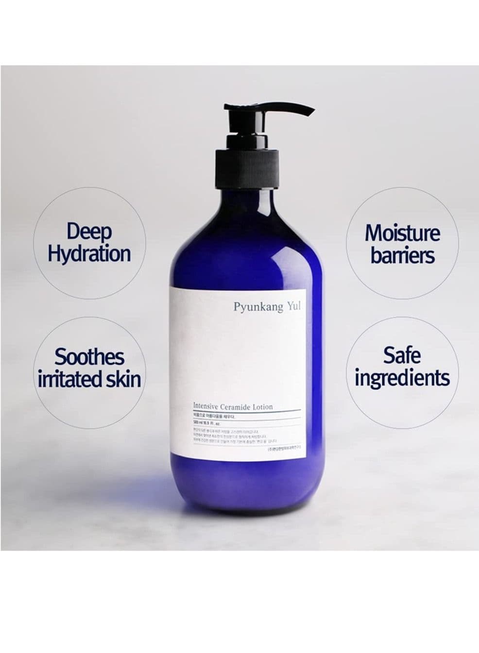 Intensive ceramide lotion fragrance free face and body moisturizing Lotion