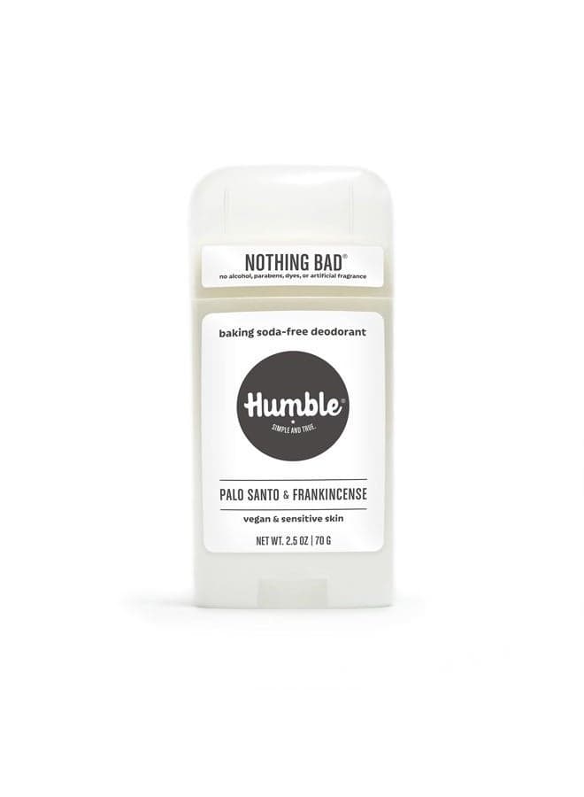 Br s All Natural Vegan Aluminum Free Deodorant Stick for Sensitive Skin, Lasts All Day, Safe, Certified Cruelty Free, Palo Santo Frankincense, Pack of 1