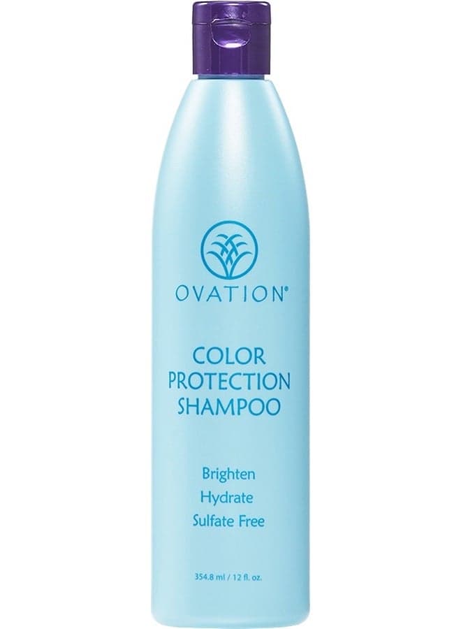 Color Protection Shampoo - For Lasting Hair Color - 12 oz - Helps Brightens and Hydrates Colored Hair - For Color-Treated Hair - With Rice Bran, Avocado, Passionfruit Seed Oils