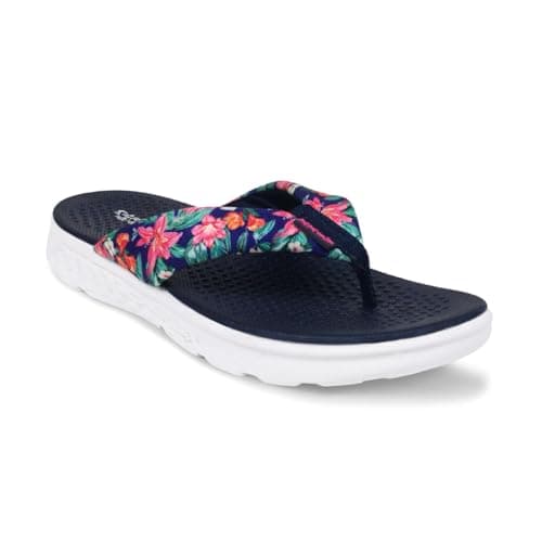 KazarMax Navy Blue Memory Foam/Super Soft/Stylish/Slipper For Women-8 UK