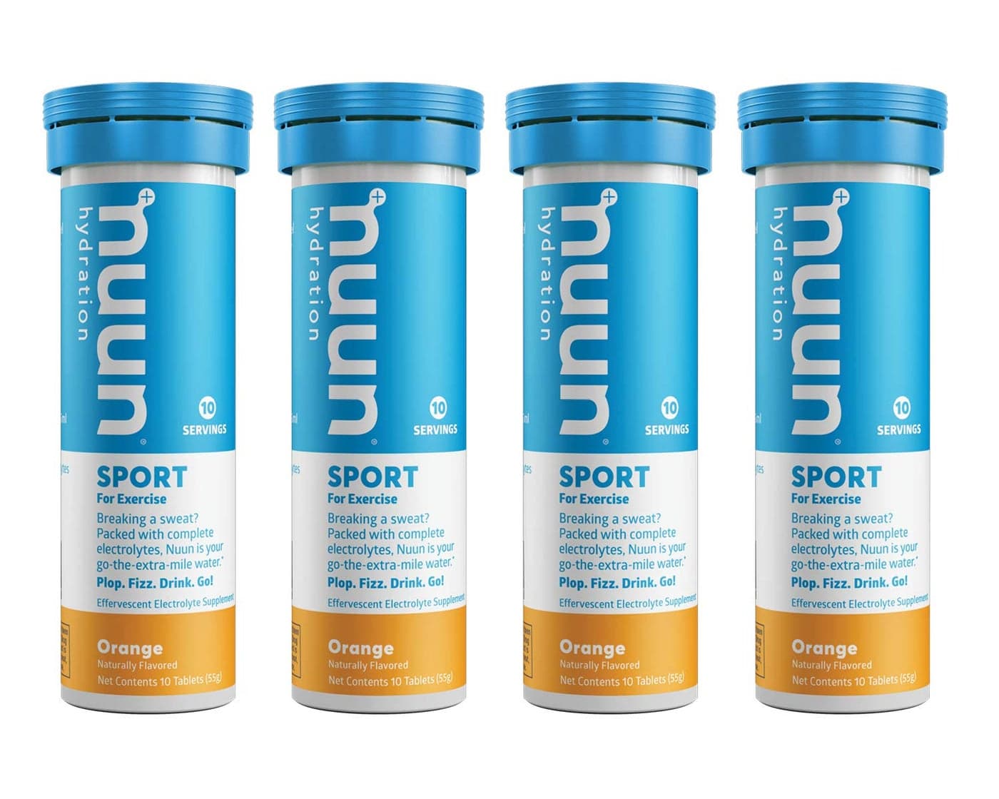 NUUN BEV TUBE ORANGE 10 Count