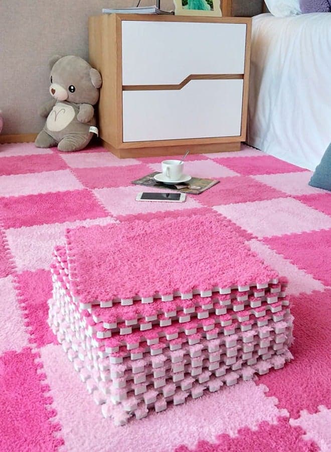 10PCS Soft Non-Toxic Baby Colorful Puzzle Play Mat Square Foam Floor Mats for Kids and Infants EVA Foam Interlocking Tiles for Gym, Nursery, Playroom