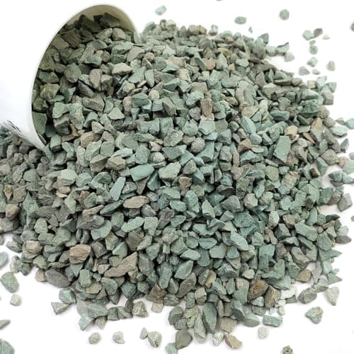YISZM Succulents and Cactus Green Zeolite Rocks Decorative Stones Pebbles for Indoor Plants Bonsai Fairy Gardening Terrarium 2lb