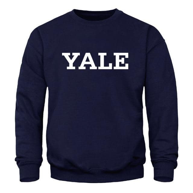 Ivysport Yale University Crewneck Sweatshirt, Essential, Navy, Medium