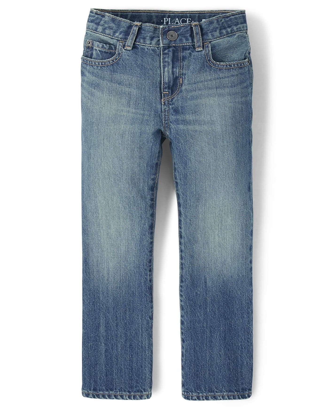 The Childrens Place Boys Basic Bootcut JeansPierce Wash Single8