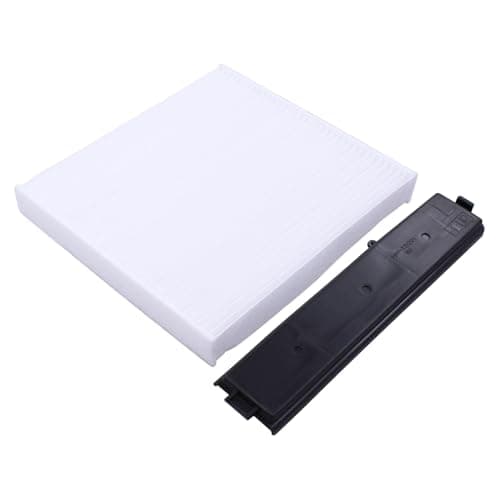 MOTOKU Cabin Air Filter and Cabin Filter Access Door Cover Plate Kit for Lexus Toyota Camry Highlander Hilux RAV4 Sequoia Avalon Yaris 2008-2018 Venza Tundra Sienna LS460 IS250 LS600h LX570 GX460