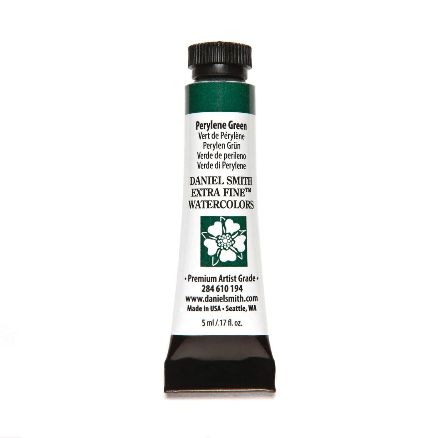 DANIEL SMITH Perylene Green 284610194 Extra Fine Watercolors Tube 5ml 017 Fl Oz Pack of 1