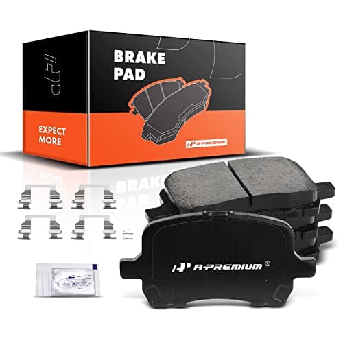 A-Premium Front Ceramic Disc Brake Pads Set Compatible with Select Chevy, Pontiac and Saturn Models - Cobalt 2008, HHR 2006-2011, Malibu 2004-2012, G5 2007-2009, G6 2006-2010, Aura 2007-2009, 4 Pcs