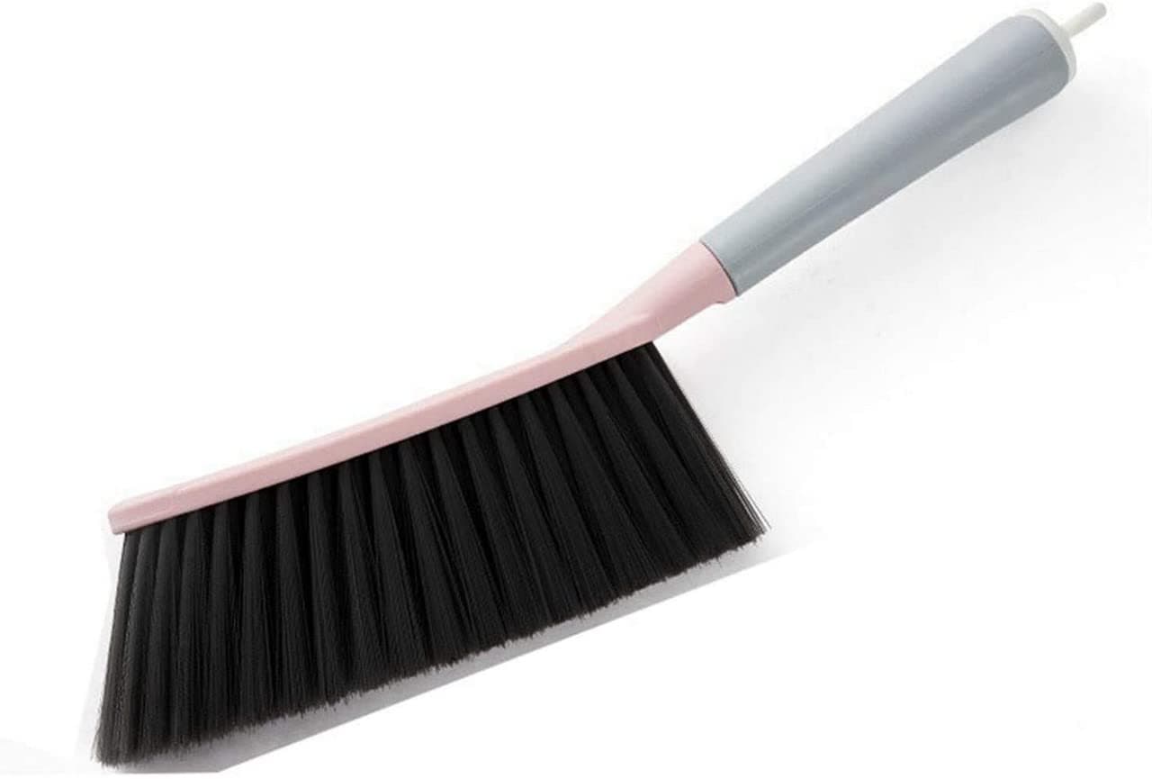 Dhvsam Multifunctional Dust Brush/Soft Cleaning Brush/Dusting Brush/Dusters for Cleaning Home/Brush with Microfiber/No dust/Soft bristles for, Bed, Wardrobe, Couch, Car Seats, Piano (Pink)
