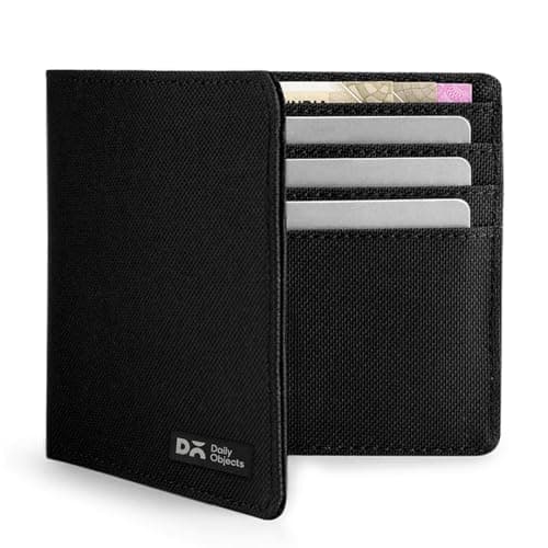 DailyObjects Coin Classic Bifold Wallet for Men | Ballistic Nylon Material | Holds up to 8 Credit/Debit/ATM Cards | Slim & Easy to Fit | Handcrafted Money Purse