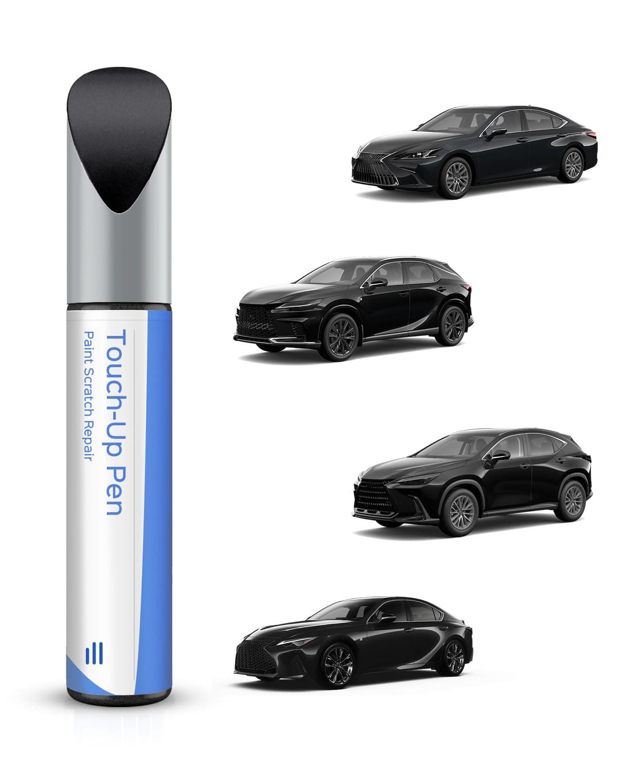 PARTS4EV 223 Caviar Touch Up Paint Compatible with Lexus Exact Match–Chips and Nicks Touch Up (for CT/ES/GS/GS F/GX/IS/LC/LS/LX/NX/RC/RC F/RX/RZ/TX/UX)