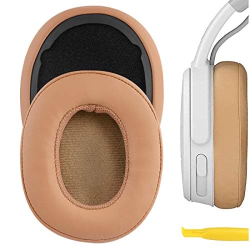 Geekria Replacement Ear Pads Compatible with Skullcandy Crusher WirelessCrusher EVOCrusher ANC Hesh 3 EVOANC Crusher 540 Active Wireless Venue ANC HeadphonesBrown