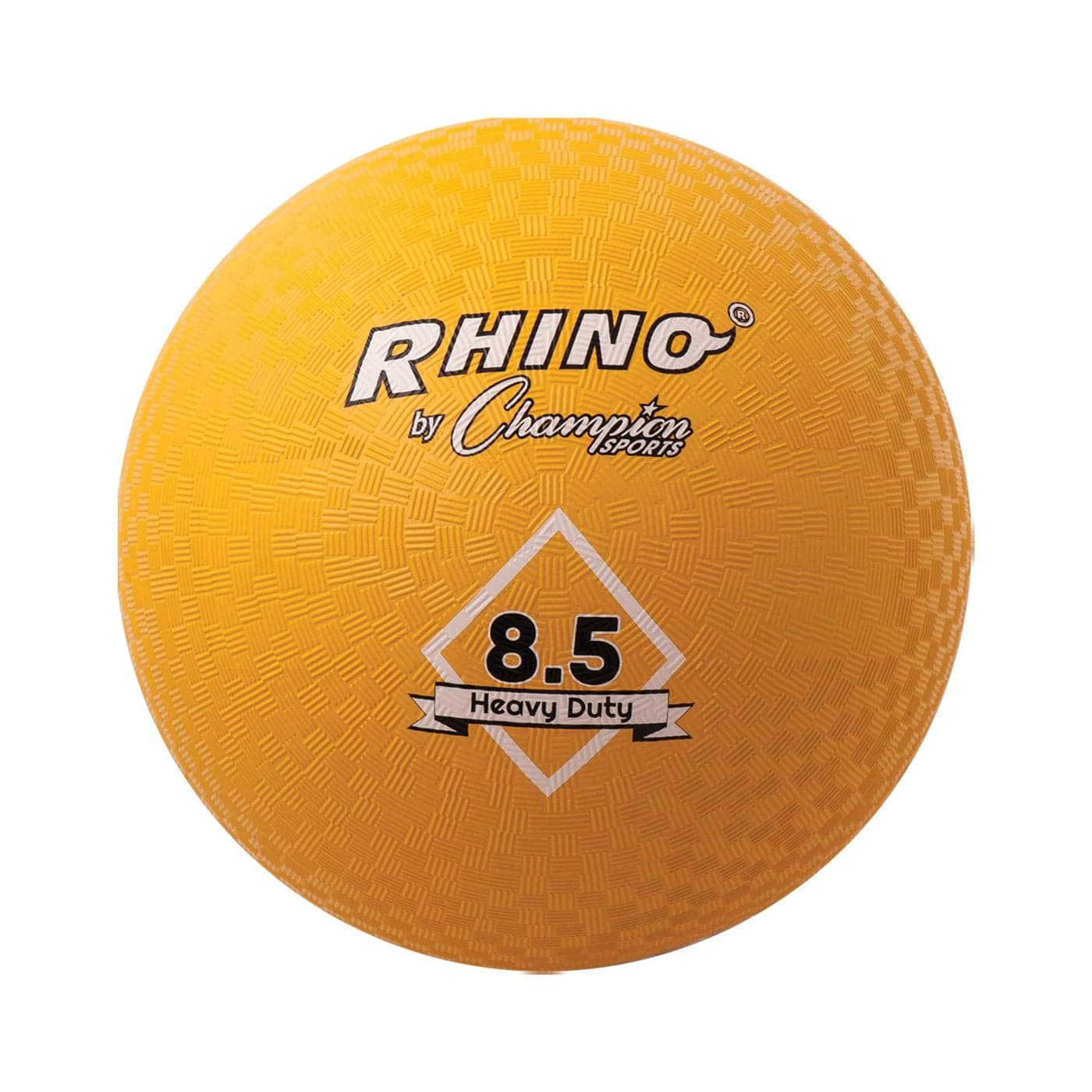 Champion Sports HeavyDuty Rhino Playground Ball 85D Two Ply Nylon Wound YELLOW ONLY