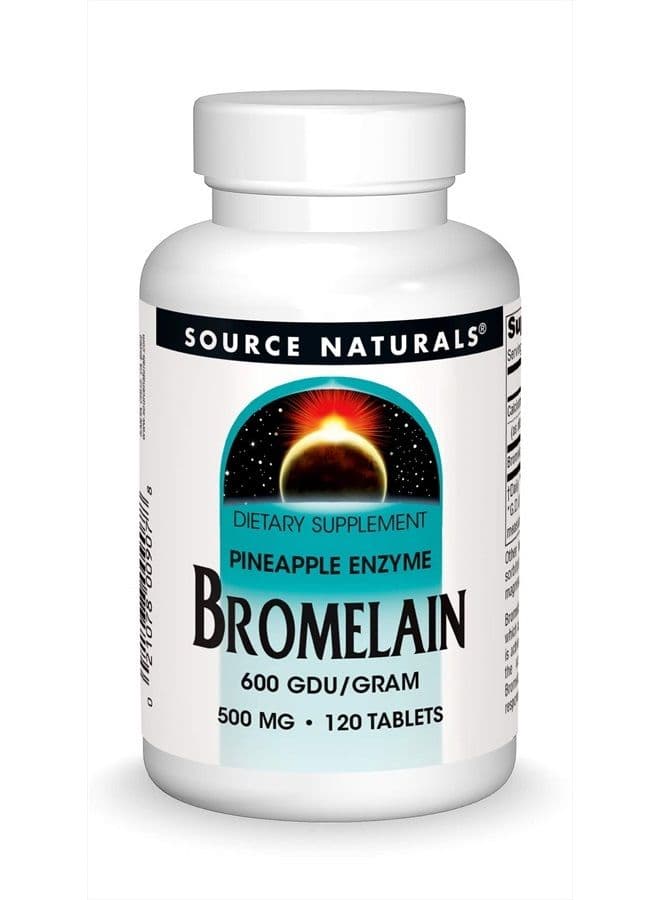 Bromelain 500mg Proteolytic Enzyme Supplement - 120 Tablets