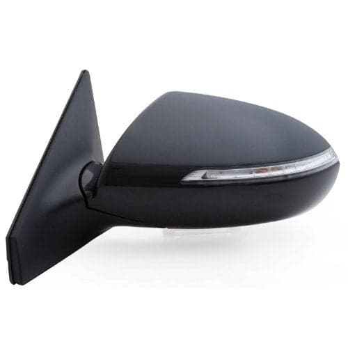 Fit System Driver Side Mirror for Kia Sportage, w/Turn Signal, w/o Power Folding, Black PTM, Foldaway, Power