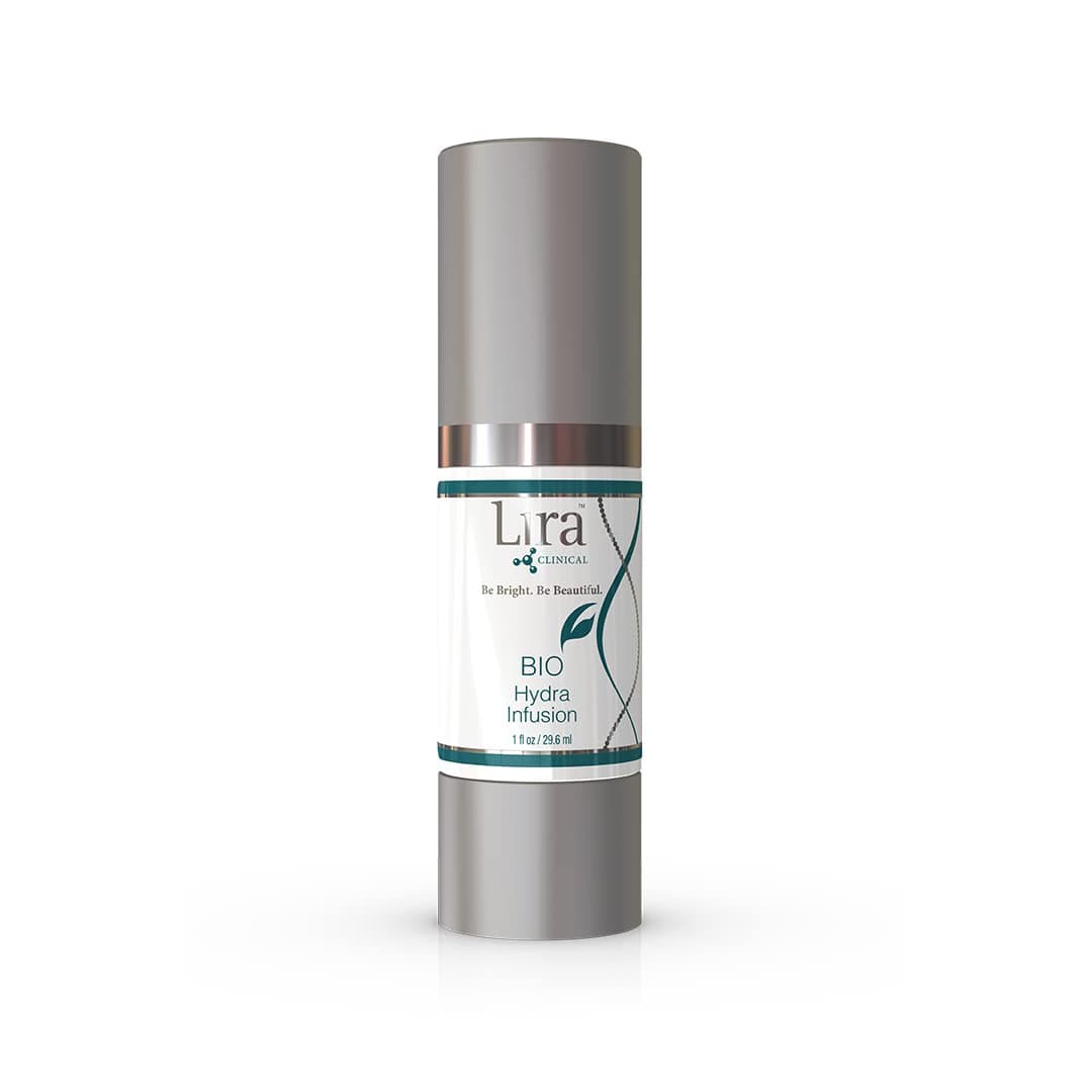 Lira Clinical BIO Hydra Infusion Hydrating Face Serum with Hyaluronic Acid Plant Stem Cells and Minerals Lightweight Facial Serum for Smooth Refreshed Skin Travel Size Daily Skincare 1 Oz