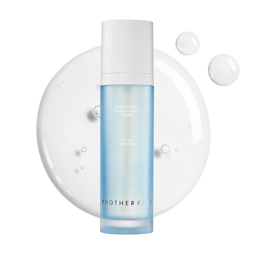 Another FACE PEPTATHENOL Aqua Balance Toner 405 Fl Oz Daily Moisturizer for Dry Skin Exfoliating for Smooth Skin Sebum Control NonIrritation for Sensitive Skin Vegan Korean Skin Care