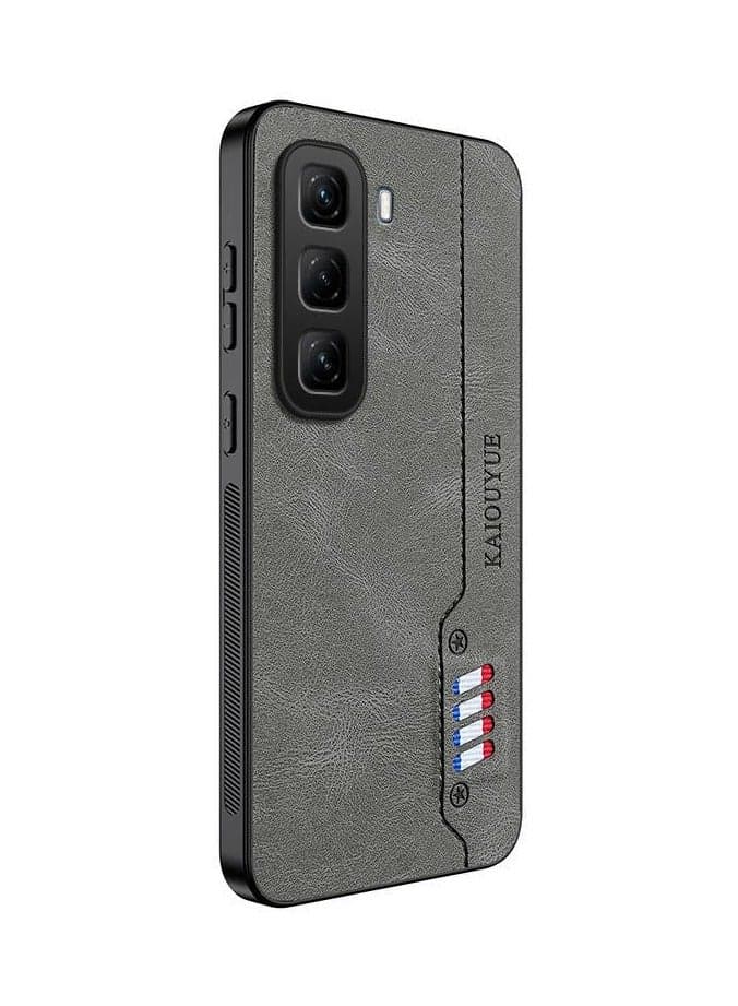 Leather Case for Infinix HOT 60, Soft Ultra Thin Retro Cover with Camera Protection Anti Fall Cover