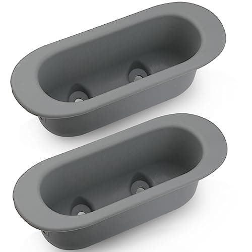 Lcyolada 7615105 Interior Door Pull Handle Pair Compatible with International 3200 4100 4200 4200LP 4300 4300LP 4400 4400LP7300 7400 7500 7600 7700 Replaces 2505201C1 7615105 Gray