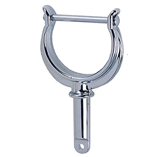 Perko 1227DP0CHR Chrome-Plated North River Type Rowlock Horn - 1/2" OD Shank x 1-3/4" Shank Length x 1-3/4" Between Horns