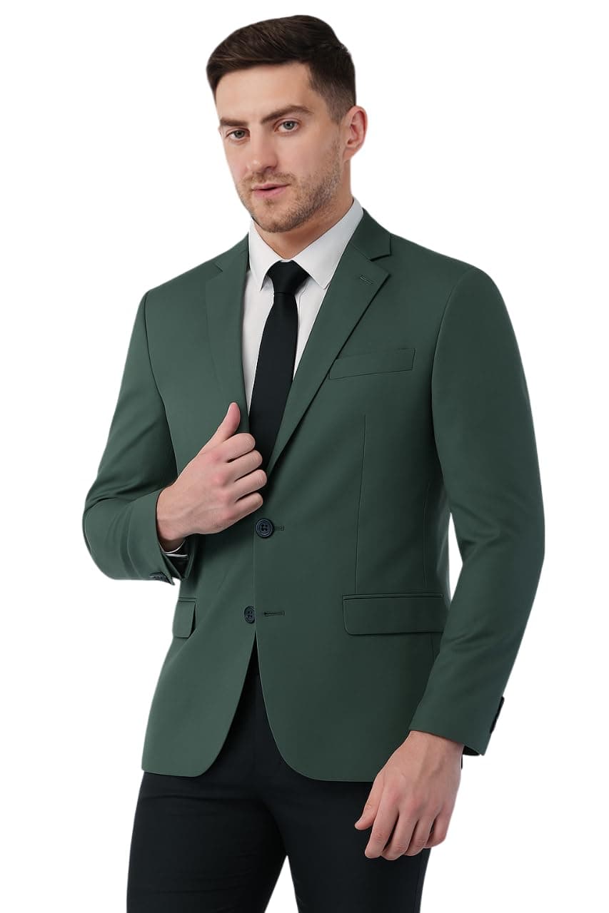 SaintX Men's Formal Blazer | Fully Lined | Slim Fit | Professional Jacket | Premium Business Formal Suit | Office | Wedding | All Purpose