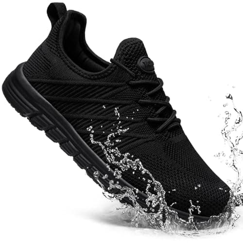 Taquco Non Slip Work Shoes for Women Slip On Sneakers Water Resistant Shoe Slip Resistant Food Service Waterproof Zapatos Antideslizantes para Mujer Black85