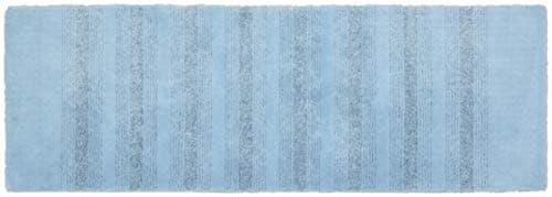Garland Rug Essence Runner Nylon Washable Rug, 22-Inch by 60-Inch, Seafoam