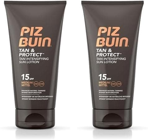 Piz Buin Tan and Protect Tan Intensifying Lotion SPF 15 150 ml Pack of 2
