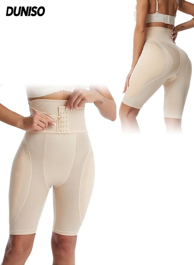 Shapewear for Women,High Waist Trainer Corset Leggings,Postpartum Body Shaping Pants, Tummy Control High Waist Hip Lifting Leggings with Sponge Pads on Both Sides,Suitable for Daily Life and Exercise,XL