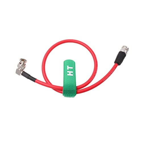 HangTon 12G 3G SDI Raw 4K 60p Video Cable BNC for SmallHD Atomos Monitor Sony Alexa DSMC2 Camera Blackmagic 75 ohm Coaxial Shielded 30cm