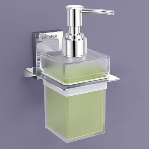 Plantex Liquid Soap Dispenser for Bathroom/304 Grade Stainless Steel Shampoo Dispenser/Handwash Dispenser/Bathroom Accessories - (Chrome)