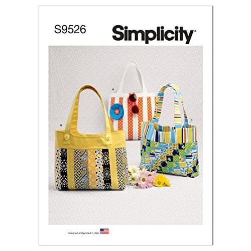 Simplicity SS9526OS Quilted Handbag Sewing Pattern Kit, Code S9526, One Size