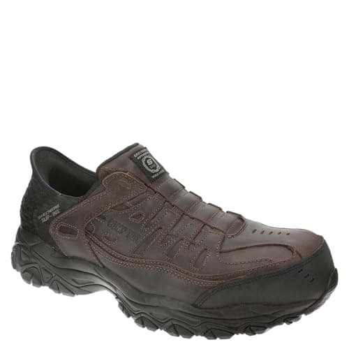 Skechers Mens Work Holdredge Ryker Hands Free Slipin Brown 11