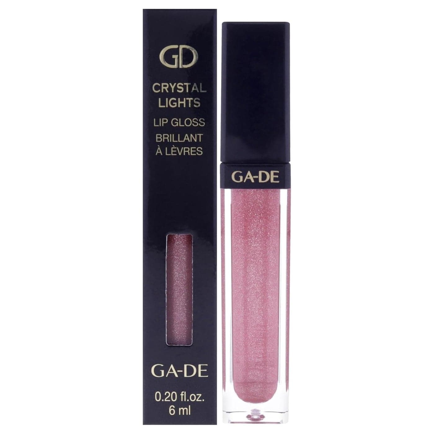 GADE Crystal Lights Lip Gloss 512 Enriched with LightReflecting Crystal Pearls Smooth Silky Rich Color Moisturizes and Adds Shine 02 oz