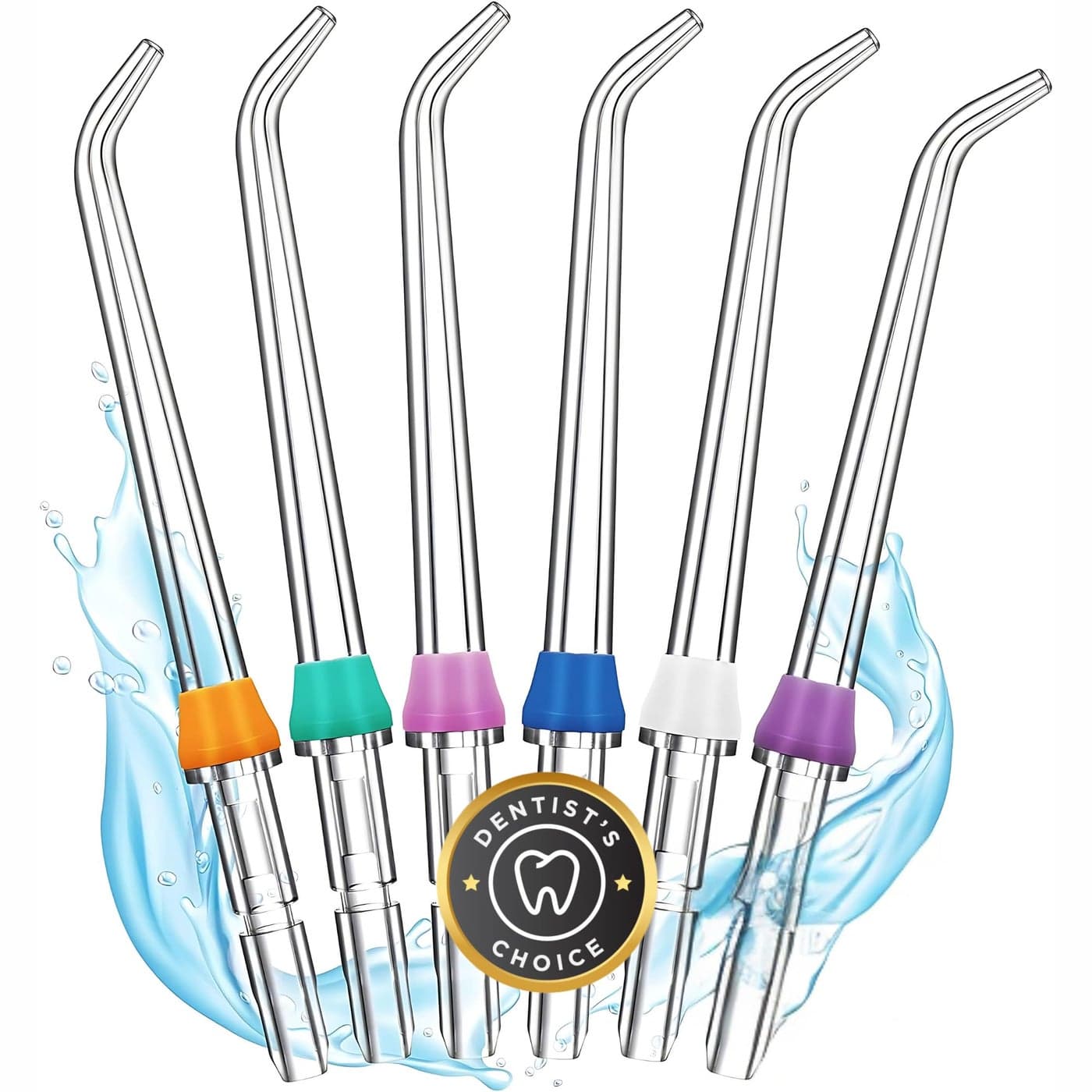 Water Flosser Replacement Tips for Waterpik Replacement Heads for Waterpik 6 Classic Jet Tips