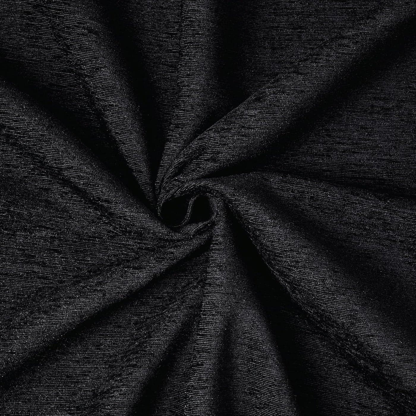 Encasa XO Fine Chenille Solid Fabric By Meters 54 Inches Wide220 Gsm And 155 TcIdeal For CurtainCushionUpholsteryBags1 Meter MultipleBlack
