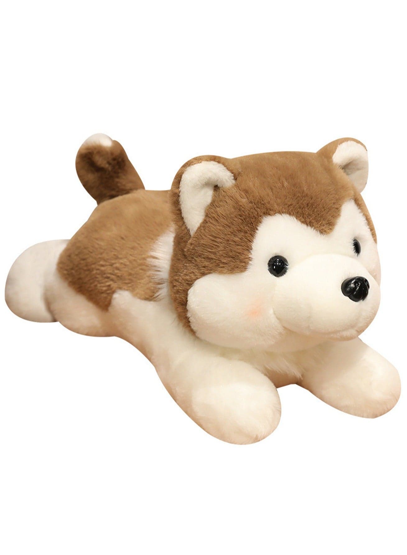 30 CM Simulation Husky Plush Toy Soft Stuffed Cute Cartoon Dog Doll For Girls And Boys All Ages Gift(Style 2)