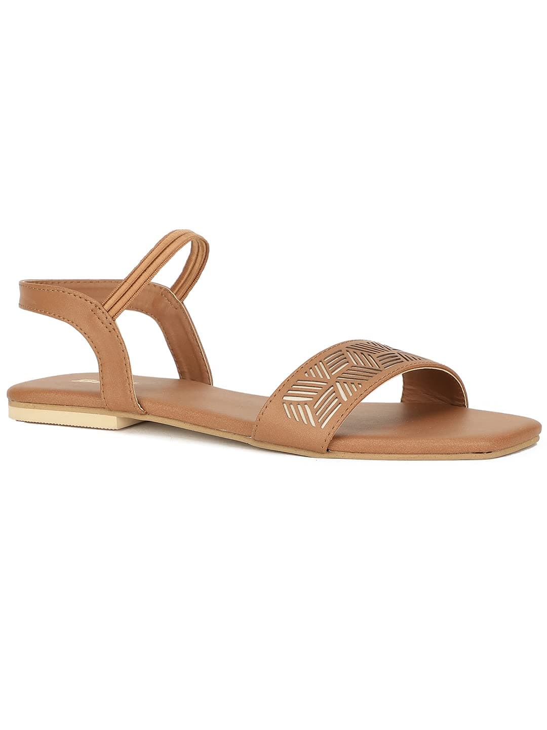 Bata Sansa Sandal Women's Light Brown Sandals - 4 UK (5613339)