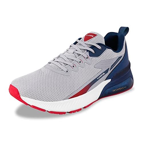 Campus Men's Promote Running Shoes L.Gry/MOD.BLU - 9UK/India