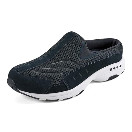 Easy Spirit womens Traveltime Mule, Blue 461, 8.5 X-Wide US