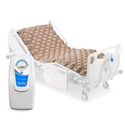 PARAMOUNT INCOFIT Pvc Paramount ARO Care Anti Decubitus Bubble Air Mattress for Patients Bed Sore with Pump|Anti Bedsore Anti-Decubitus Mattress Pad|Bubble Mattress- 1 Year Warranty,Beige