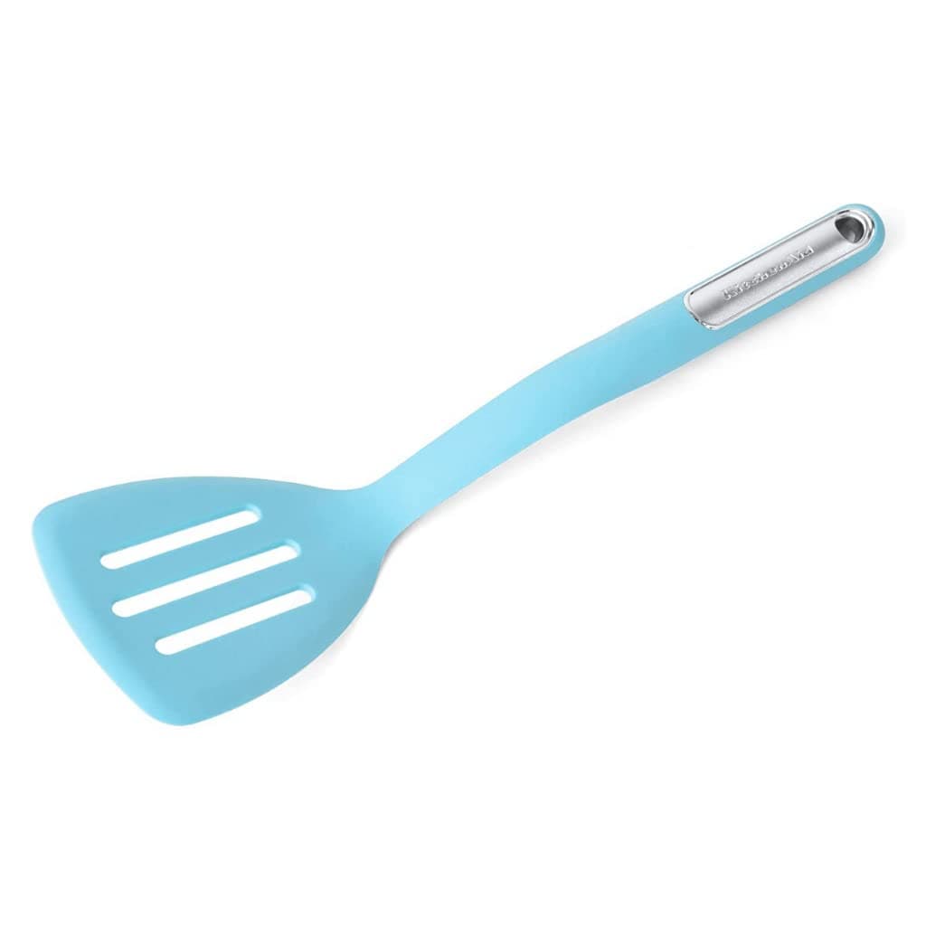 KitchenAid Silicone Slotted Turner Aqua Sky