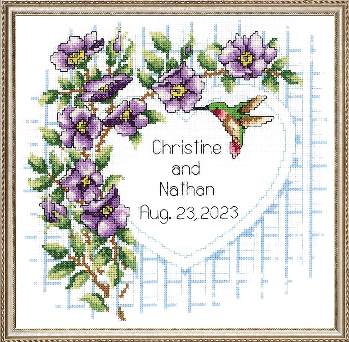 Janlynn 0130347 Garden Trellis Cross Stitch White
