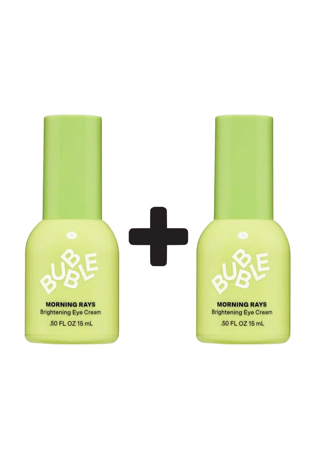 2-Pack Skincare Morning Rays Brightening Eye Cream,Vitamin C Under Eye Cream for Dark Circles & Puffiness,Enriched with Green Tea Extract to Calm,Protect & Soothe Skin (15ml)