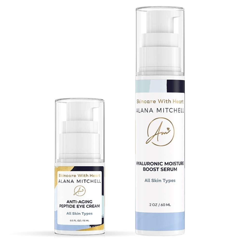 Alana Mitchell AntiAging Peptide Eye Cream Hyaluronic Moisture Boost Serum