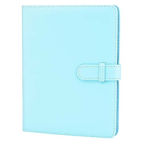 Hapeper 128 Pockets Photo Album Compatible with Fujifilm Instax Mini 12 11 9 8 90 70 40 Instant Camera Films and 2x3 Inch Photo Paper (Blue)