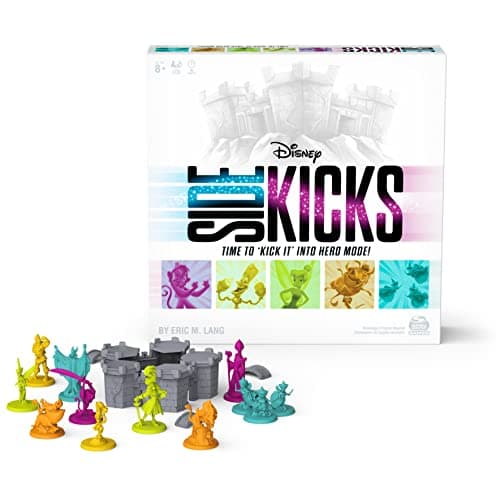 Disney Sidekicks Cooperative Strategy Board Game with Custom Sculpted Figures for Families Adults and Kids Ages 8 and up