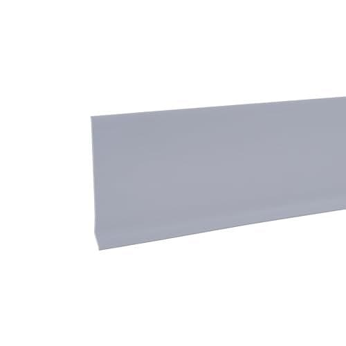 M-D Building Products 4-Inch x 60-Feet Dry Back Vinyl Wall Base, Flexible Dry Back Vinyl Trim with Toe - Easy Install Molding Trim for Floors and Baseboards, Silver Gray (73898)