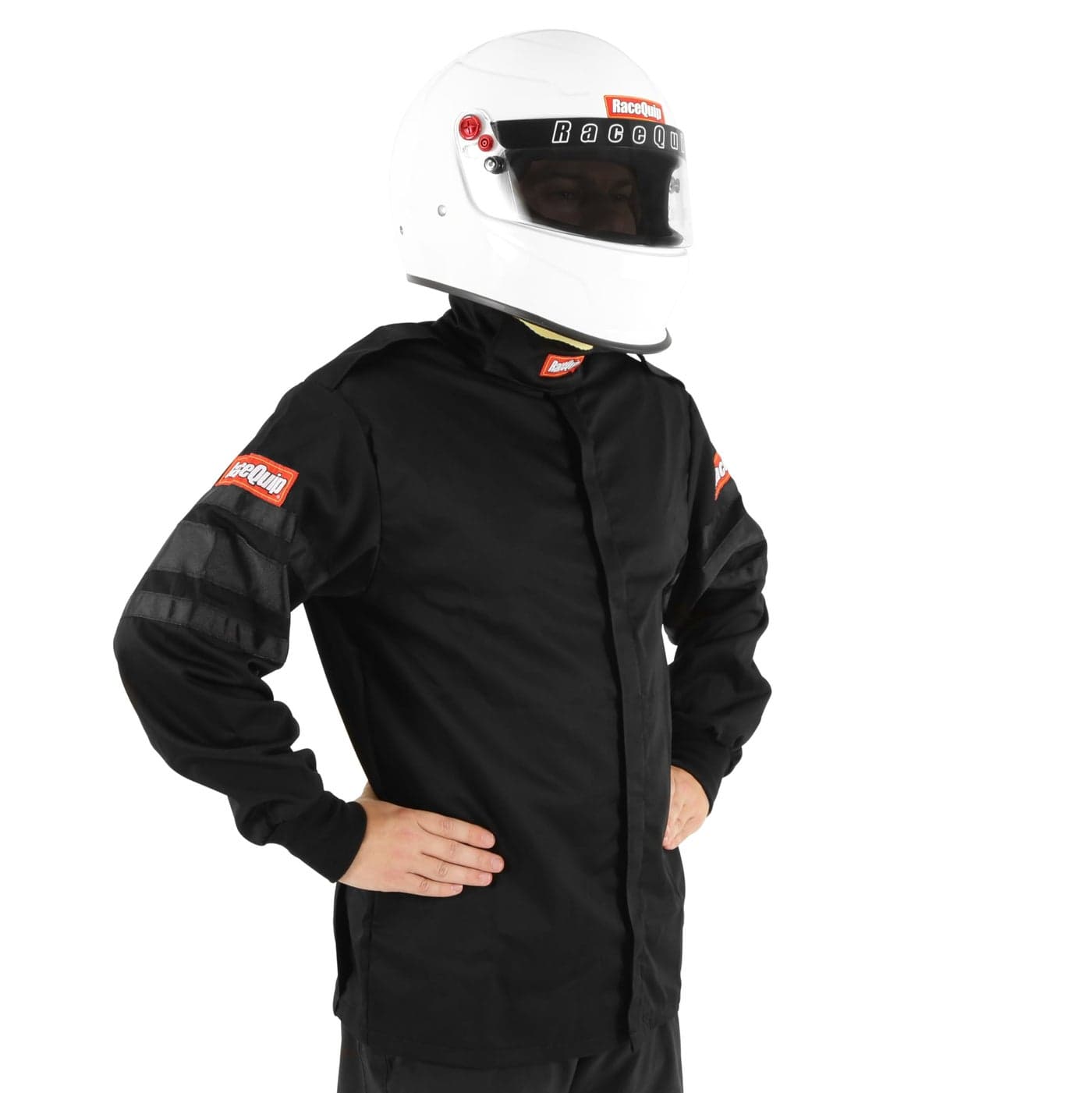 RaceQuip 111005RQP 110 Series Driving Jacket SFI 32A1 Black Large