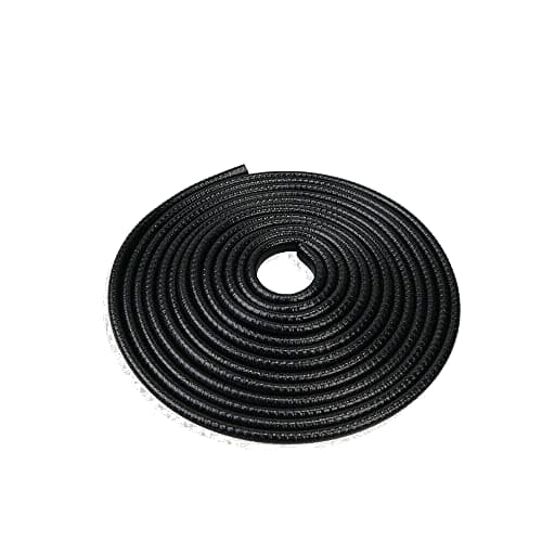 PRIKNIK Car U Shape Edge Trim Rubber Strip Seal Protector Car Door Edge Guards (16 ft/5 m) Compatible with Cars (Black, 16 ft)